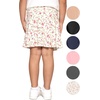 image:imageGirls ALine Short Skirt with Builtin Shorts  Size 416Pink Rose Vine
