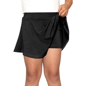 image:imageGirls ALine Short Skirt with Builtin Shorts  Size 416Black