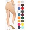 image:imageGirls Bike Shorts Girls Volleyball Shorts for Dance Gymnastics Cheer Yoga Kids Athletic Cotton Spandex Cartwheel ReadyBeige