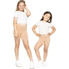 image:imageGirls Bike Shorts Girls Volleyball Shorts for Dance Gymnastics Cheer Yoga Kids Athletic Cotton Spandex Cartwheel ReadyBeige