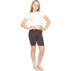 image:imageGirls Bike Shorts Girls Volleyball Shorts for Dance Gymnastics Cheer Yoga Kids Athletic Cotton Spandex Cartwheel ReadyBrown