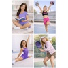 image:imageGirls Bike Shorts Girls Volleyball Shorts for Dance Gymnastics Cheer Yoga Kids Athletic Cotton Spandex Cartwheel ReadyCheckered Green