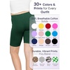 image:imageGirls Bike Shorts Girls Volleyball Shorts for Dance Gymnastics Cheer Yoga Kids Athletic Cotton Spandex Cartwheel ReadyHunter Green