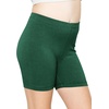 image:imageGirls Bike Shorts Girls Volleyball Shorts for Dance Gymnastics Cheer Yoga Kids Athletic Cotton Spandex Cartwheel ReadyHunter Green