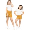 image:imageGirls Bike Shorts Girls Volleyball Shorts for Dance Gymnastics Cheer Yoga Kids Athletic Cotton Spandex Cartwheel ReadyMustard Yellow