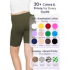 image:imageGirls Bike Shorts Girls Volleyball Shorts for Dance Gymnastics Cheer Yoga Kids Athletic Cotton Spandex Cartwheel ReadyOlive Green