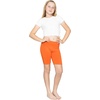 image:imageGirls Bike Shorts Girls Volleyball Shorts for Dance Gymnastics Cheer Yoga Kids Athletic Cotton Spandex Cartwheel ReadyOrange