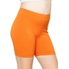 image:imageGirls Bike Shorts Girls Volleyball Shorts for Dance Gymnastics Cheer Yoga Kids Athletic Cotton Spandex Cartwheel ReadyOrange