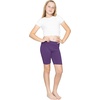 image:imageGirls Bike Shorts Girls Volleyball Shorts for Dance Gymnastics Cheer Yoga Kids Athletic Cotton Spandex Cartwheel ReadyPurple