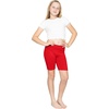 image:imageGirls Bike Shorts Girls Volleyball Shorts for Dance Gymnastics Cheer Yoga Kids Athletic Cotton Spandex Cartwheel ReadyRed