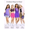 image:imageGirls Bike Shorts Girls Volleyball Shorts for Dance Gymnastics Cheer Yoga Kids Athletic Cotton Spandex Cartwheel ReadyRoyal Blue