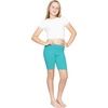image:imageGirls Bike Shorts Girls Volleyball Shorts for Dance Gymnastics Cheer Yoga Kids Athletic Cotton Spandex Cartwheel ReadyTurquoise