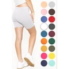 image:imageGirls Bike Shorts Girls Volleyball Shorts for Dance Gymnastics Cheer Yoga Kids Athletic Cotton Spandex Cartwheel ReadyWhite