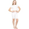 image:imageGirls Bike Shorts Girls Volleyball Shorts for Dance Gymnastics Cheer Yoga Kids Athletic Cotton Spandex Cartwheel ReadyWhite
