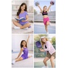 image:imageGirls Bike Shorts Girls Volleyball Shorts for Dance Gymnastics Cheer Yoga Kids Athletic Cotton Spandex Cartwheel ReadyYellow