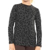 image:imageGirls Long Sleeve Shirts  Soft Crew Neck Top  Short Sleeve  Long Sleeve Shirt Girls Size 2T  16Black Cheetah