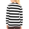 image:imageGirls Long Sleeve Shirts  Soft Crew Neck Top  Short Sleeve  Long Sleeve Shirt Girls Size 2T  16Black White Stripes