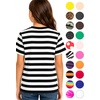 image:imageGirls Long Sleeve Shirts  Soft Crew Neck Top  Short Sleeve  Long Sleeve Shirt Girls Size 2T  16Black White Stripes