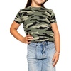 image:imageGirls Long Sleeve Shirts  Soft Crew Neck Top  Short Sleeve  Long Sleeve Shirt Girls Size 2T  16Green Camouflage