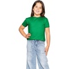 image:imageGirls Long Sleeve Shirts  Soft Crew Neck Top  Short Sleeve  Long Sleeve Shirt Girls Size 2T  16Kelly Green
