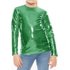 image:imageGirls Long Sleeve Shirts  Soft Crew Neck Top  Short Sleeve  Long Sleeve Shirt Girls Size 2T  16Mystique Kelly Green