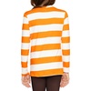 image:imageGirls Long Sleeve Shirts  Soft Crew Neck Top  Short Sleeve  Long Sleeve Shirt Girls Size 2T  16Orange White Stripes