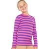 image:imageGirls Long Sleeve Shirts  Soft Crew Neck Top  Short Sleeve  Long Sleeve Shirt Girls Size 2T  16Pink Purple Stripes