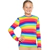 image:imageGirls Long Sleeve Shirts  Soft Crew Neck Top  Short Sleeve  Long Sleeve Shirt Girls Size 2T  16Rainbow