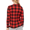 image:imageGirls Long Sleeve Shirts  Soft Crew Neck Top  Short Sleeve  Long Sleeve Shirt Girls Size 2T  16Red Buffalo Plaid