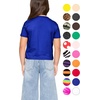 image:imageGirls Long Sleeve Shirts  Soft Crew Neck Top  Short Sleeve  Long Sleeve Shirt Girls Size 2T  16Royal Blue