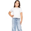 image:imageGirls Long Sleeve Shirts  Soft Crew Neck Top  Short Sleeve  Long Sleeve Shirt Girls Size 2T  16White