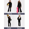 image:imageSTRETCH IS COMFORT Black Cotton Stretch Collection  Multiple Styles Jackets Leggings and Yoga Sets for Girls and WomenBlack