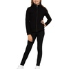 image:imageSTRETCH IS COMFORT Black Cotton Stretch Collection  Multiple Styles Jackets Leggings and Yoga Sets for Girls and WomenBlack