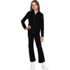 image:imageSTRETCH IS COMFORT Black Cotton Stretch Collection  Multiple Styles Jackets Leggings and Yoga Sets for Girls and WomenBlack