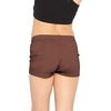 image:imageSTRETCH IS COMFORT Dance Shorts for Girls Gymnastics Shorts Black Spandex  80 nylon 20 stretch fabric 1 inch elastic waist tumbling volleyball under dresses machine washable girls dance shortsBrown