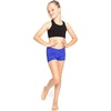 image:imageSTRETCH IS COMFORT Dance Shorts for Girls Gymnastics Shorts Black Spandex  80 nylon 20 stretch fabric 1 inch elastic waist tumbling volleyball under dresses machine washable girls dance shortsRoyal Blue