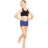 image:imageSTRETCH IS COMFORT Dance Shorts for Girls Gymnastics Shorts Black Spandex  80 nylon 20 stretch fabric 1 inch elastic waist tumbling volleyball under dresses machine washable girls dance shortsNavy Blue