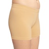 image:imageSTRETCH IS COMFORT Dance Shorts for Girls Gymnastics Shorts Black Spandex  80 nylon 20 stretch fabric 1 inch elastic waist tumbling volleyball under dresses machine washable girls dance shortsBeige