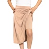 image:imageSTRETCH IS COMFORT Girls Knee Length or Midi Length Aline Skirt with Builtin Shorts 3 Pack  Size 416Beigepink Rosesage