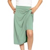image:imageSTRETCH IS COMFORT Girls Knee Length or Midi Length Aline Skirt with Builtin Shorts 3 Pack  Size 416Beigepink Rosesage