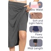 image:imageSTRETCH IS COMFORT Girls Knee Length or Midi Length Aline Skirt with Builtin Shorts 3 Pack  Size 416Blackpink Rosesage