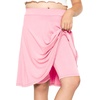 image:imageSTRETCH IS COMFORT Girls Knee Length or Midi Length Aline Skirt with Builtin Shorts 3 Pack  Size 416Hot Pinklight Pinkcherries
