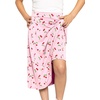 image:imageSTRETCH IS COMFORT Girls Knee Length or Midi Length Aline Skirt with Builtin Shorts 3 Pack  Size 416Leopardpink Rosecherries
