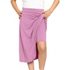 image:imageSTRETCH IS COMFORT Girls Knee Length or Midi Length Aline Skirt with Builtin Shorts 3 Pack  Size 416Light Pinklilacsage