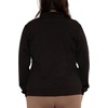 image:imageSTRETCH IS COMFORT Girls and Womens Zip Up Jacket  Cadet Warm Up with Pockets  Sun Shirt Women Summer Jacket For WomenBlack Techno
