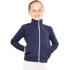 image:imageSTRETCH IS COMFORT Girls and Womens Zip Up Jacket  Cadet Warm Up with Pockets  Sun Shirt Women Summer Jacket For WomenNavy Blue