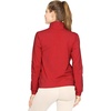 image:imageSTRETCH IS COMFORT Girls and Womens Zip Up Jacket  Cadet Warm Up with Pockets  Sun Shirt Women Summer Jacket For WomenRed