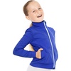 image:imageSTRETCH IS COMFORT Girls and Womens Zip Up Jacket  Cadet Warm Up with Pockets  Sun Shirt Women Summer Jacket For WomenRoyal Blue