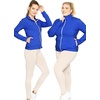 image:imageSTRETCH IS COMFORT Girls and Womens Zip Up Jacket  Cadet Warm Up with Pockets  Sun Shirt Women Summer Jacket For WomenRoyal Blue