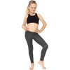 image:imageSTRETCH IS COMFORT Leggings for Girls 3 Pack Stretch Girls Leggings Pants  Soft medium weight knit elastic waist Girl Pants under dresses skirts school Toddler Leggings Black Leggings GirlsBlack  Brown Cheetah  Polka Dot